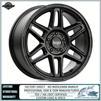 Jantes en alliage forgé personnalisées KMC Nomad 17-20 pouces 6x139.7 5x127 pour Toyota Tacoma Toyota 4Runner Jeep Wrangler Ford Bronco 4x4 SUV