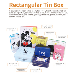 Caja de Metal de Lujo Personalizada para <span class=keywords><strong>Relojes</strong></span> de Marca Fossil, Caja de Regalo al por Mayor OEM, Caja de Embalaje de Hojalata - Product Image 6