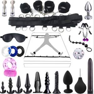 БДСМ 16 комплектов Анальная пробка секс игры игрушки Наивысшее качество нержавеющая стальная задница заглушки бижутерия персональный массажер для пар - Product Image 2
