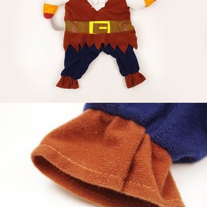 <b>Pirate</b> Dog Outfit Customizable Polyester Cartoon Two Legged Pet Coat Size M L XL - Product Image 2