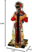 Poupée en soie de collection artisanale traditionnelle chinoise de 12 pouces nouveau modèle de jouet de dessin animé en résine et PVC pour affichage ou collection