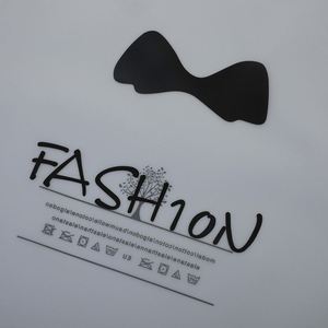 Custom Stock PE Zipper Bag Square Bottom <b>Biodegradable</b> Blank Plastic Clothing <b>Packaging</b> Apparel Screen Printing Surface Custom - Product Image 5