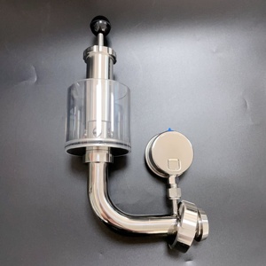 DIN acier inoxydable <span class=keywords><strong>1</strong></span> pouce Union Type Spunding Valve Food Grade Safety 2Bar Pneumatic Pressure Reducing Gauge for Water Gas - Product Image 4
