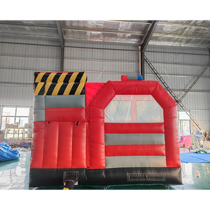 Château gonflable de <span class=keywords><strong>camion</strong></span> de pompiers à succès, château gonflable avec toboggan, château gonflable pour enfants - Product Image 6