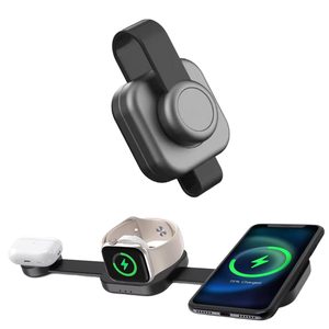 Xách Tay Từ Sạc 3 Trong 1 Sạc Trạm 2025 Thiết Kế Mới Nhanh Chóng Sạc Không Dây Cho Điện Thoại Earbuds Thông Minh Đồng Hồ - Product Image 1