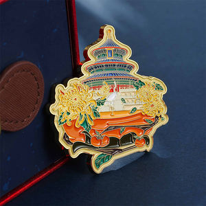 Premium Customized Logo Souvenirs 2D/3D Metal Fridge Magnets Featuring Kingdom Landmarks Ideal for Promotional Use - Product Image 1