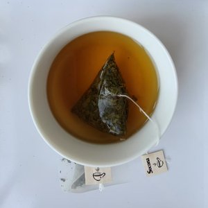 Matériel dégradable de fibre de maïs 3g * 30 sacs dessus congelé (Dong <span class=keywords><strong>Ding</strong></span>) conception de triangle de sachet de thé de santé d'Oolong - Product Image 6