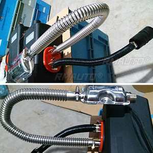 Tuyau d'échappement de chauffage de stationnement 60 cm en acier inoxydable pour chauffage de voiture, pour tuyau de ventilation de réservoir diesel et de sortie de gaz - Product Image 2