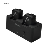 Système de monitoring sans fil M-VAVE WP-12 2.4G pour écouteurs, émetteur rechargeable, 6 récepteurs avec bouton de volume et fonction de sourdine