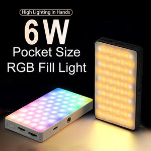 Luz Magnética Recargable VL20 de 3000mAh con Regulación de Intensidad, 600lm, para Vlogs de YouTube, Luz de Video LED de Bolsillo - Product Image 2