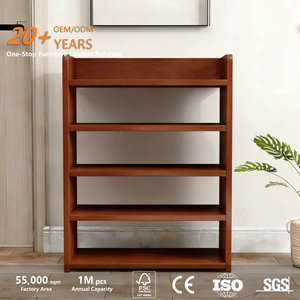 Design minimaliste moderne pas cher avec assemblage facile Étagère à chaussures en <span class=keywords><strong>bois</strong></span> empilable et peu encombrante pour l'entrée du salon - Product Image 2