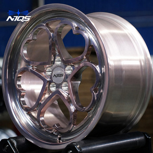 NJQS Neues Design Herzförmige 17-22 Zoll Polierte Fünfspeichen-Rosarote Leichtmetallfelge für PKW Geschmiedete Räder - Product Image 3