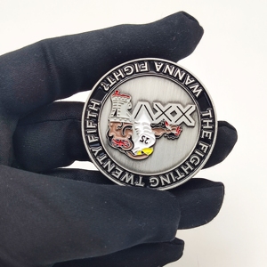 Fabbrica Custom scatola di metallo moneta produttore all'ingrosso di metallo antico preghiera teste di moneta o code monete - Product Image 2