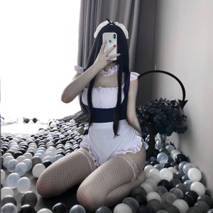 Ensemble <span class=keywords><strong>de</strong></span> lingerie <span class=keywords><strong>de</strong></span> femme <span class=keywords><strong>de</strong></span> chambre grande taille, costume <span class=keywords><strong>de</strong></span> cosplay <span class=keywords><strong>de</strong></span> femme <span class=keywords><strong>de</strong></span> chambre mignon et sensuel avec dentelle, tenue <span class=keywords><strong>de</strong></span> jeu <span class=keywords><strong>de</strong></span> rôle séduisante pour boîte <span class=keywords><strong>de</strong></span> <span class=keywords><strong>nuit</strong></span> - Product Image 3