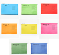Carpeta de Anillas de PU con Clip para Colgar Papel A4, Carpeta Personalizada con Logotipo, Carpeta de Documentos para Oficina, Estudiantes Escolares