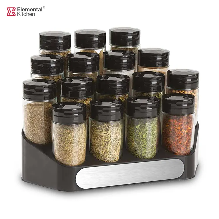 100ml Kitchen Glass Spice Seasoning bottle Jars spice container storage holders