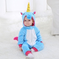 TONWHAR Combinaison Onesie Licorne pour Enfants Combinaisons à Capuche Hiver Bébé Outwear Enfants Barboteuse de Noël
