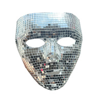 Masque Disco Moderne Scintillant en Gros pour Halloween, Noël, Nouvel An, Mascarade, Cosplay, Boule Miroir
