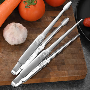 Barbecue-Diensthändel in Lebensmittelqualität 304 Edelstahl 10 Zoll/12 Zoll Speisenhähne Steak Fleischhähne Buffet erweiterter Brotthandel - Product Image 2