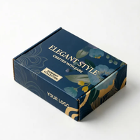 Boîte d'expédition pliante en papier personnalisée avec logo, emballage pour envoi postal