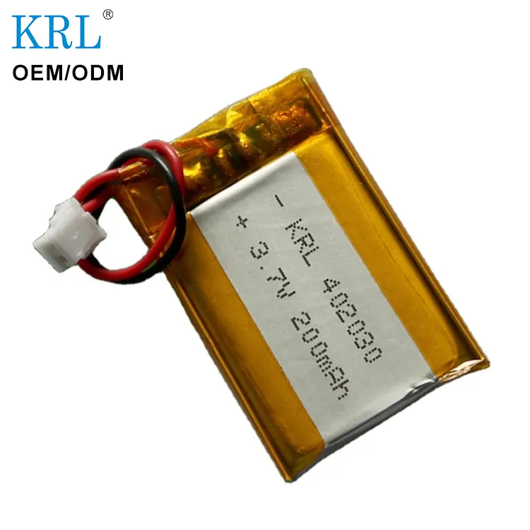 Kc Certified Energy Opslag Lipo Batterij 3.7V 402030 Oplaadbare Li-Ion Polymeer Cellen Voor Digitale Camera