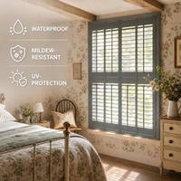 Volets de plantation sur mesure en gros, fabrication professionnelle OEM ODM, volets de fenêtre en PVC pour importateurs