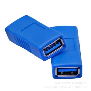 Usb3.0 Female To Female <b>Adapter</b> Extension Connector For Computer Data Transfer Abs Material - Product Image 2
