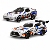 Voiture de course télécommandée miniature 1/64, 3 vitesses, 40 minutes d'autonomie, démonstration automatique, 3.7V 140mAh rechargeable, voiture RC pour enfants