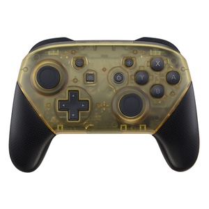 EXtremeRate Clear Faceplate and Backplate Shell for <b>Nintendo</b> <b>Switch</b> Pro Controller - DIY Replacement Top&Bottom Housing Case - Product Image 2