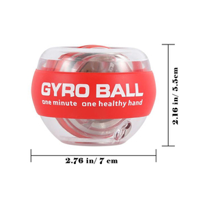 Fournisseur d'usine : Gyroscope d'entraînement en ABS et métal avec lumière pour l'amélioration de la force des bras et des poignets - Product Image 6