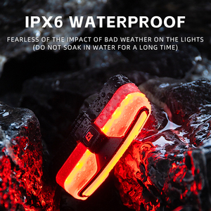 <span class=keywords><strong>Rockbros</strong></span> luz traseira para bicicleta, luz posterior de controle remoto inteligente, com sinal de seta, bicicleta - Product Image 5