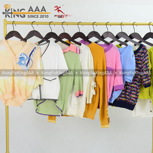 KungFu KingAAA Abbigliamento Usato Estivo da <span class=keywords><strong>Donna</strong></span>, Balle da 100kg di Maglioni in Lana per <span class=keywords><strong>Donna</strong></span> in Vendita - Product Image 2