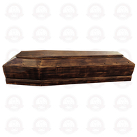 Ataúd Funerario Económico en Oferta, Ataúd para Adultos Directo de Fábrica Antigua en China