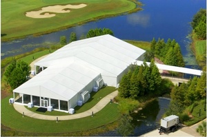 100 người cửa sổ đám cưới lớn ngoài trời tổ chức sự kiện 1000 chỗ ngồi nhà thờ lều ở Nigeria - Product Image 3