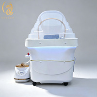 Chuque Luxe Moderne Portable Bac à Shampooing pour Salon de Beauté, Hôtel, Spa, Massage Thaï et Japonais, Lit de Lavage avec Réservoir d'Eau 60 Litres