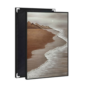 100% all'ingrosso di UNIART cina pittura a <span class=keywords><strong>olio</strong></span> fatta a mano onde marroni pittura a <span class=keywords><strong>olio</strong></span> <span class=keywords><strong>mare</strong></span> paesaggio parete di arte per soggiorno camera da letto - Product Image 1