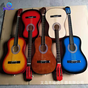 กีตาร์โปร่งยี่ห้อ Yinyue ขนาด 34 นิ้ว 6 สาย ไม้ลินเด็น ผิวเคลือบเงา เหมาะสำหรับผู้เริ่มต้นฝึกซ้อม - Product Image 5