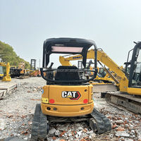 1.7Ton a utilisé des mini excavatrices CAT 301.7 fabriquées au Japon prix bon marché de haute qualité 1.7 tonnes Mini excavatrices CAT 301.7