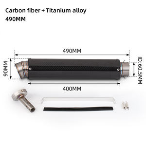 <span class=keywords><strong>Silencieux</strong></span> universel de haute qualité <span class=keywords><strong>silencieux</strong></span> de moto tuyau d'échappement modifié pour Universalcarbon Fiber <span class=keywords><strong>Yoshimura</strong></span> GP <span class=keywords><strong>silencieux</strong></span> 490MM - Product Image 2
