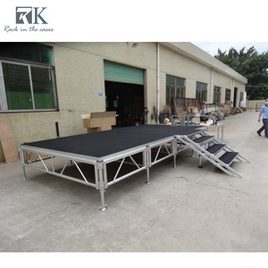 Outdoor Portable Aluminum Alloy Mobile <b>Stage</b> Detachable <b>Stage</b> <b>Platform</b> Foldable Design for Events Concerts Weddings Truss - Product Image 4