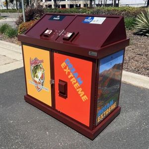 Contenitore per Rifiuti Doppio a Prova di Animali, Roditori e Orsi con Ampie Aperture di Carico - Product Image 5