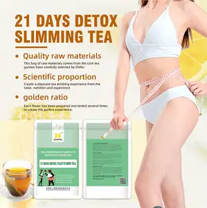 Flat Tummy đốt cháy chất béo giảm cân Detox trà sliming fibroid Trà giảm béo bán buôn Detox thảo dược sliming