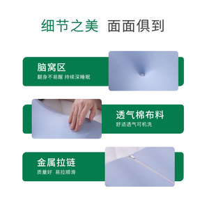 Memory Foam <b>Pillow</b> Concave Butterfly Shape 52x30x8cm Support <b>Neck</b> Shoulder Sleep <b>Pillows</b> For Adults - Product Image 2