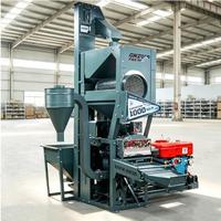 Machine à décortiquer le riz de 1 tonne disponible avec moteur diesel ou moteur électrique pour le traitement agricole du riz