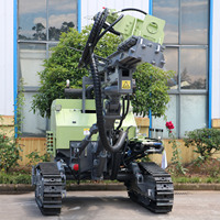 Foreuse à chenilles DTH KL712 70 kW, forage 30 m, vitesse de déplacement 0-2 km/h, pompe de forage rocheux robuste, roulement haute efficacité énergétique