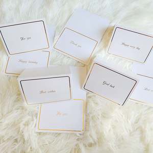 Tarjetas de Visita Personalizadas al por Mayor de Alta Calidad con Estampado en Relieve de Lámina Dorada e Impresión Digital en Cartulina, Modelo JY-139 - Product Image 5