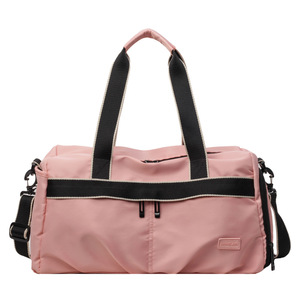 Minimal Korean Black Trim Workout <b>Bag</b> Multi Compartment Double Side Pockets Detachable Shoulder Strap Men Women Yoga Travel <b>Bag</b> - Product Image 6