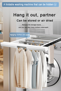 Et Kit d'empilage du sèche-linge pour la laveuse/sécheuse Économiseur de produit pour la laveuse et la sécheuse Piquet réglable - Product Image 5