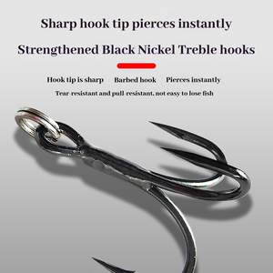 OEM 4.5g/50mm chậm chìm Minnow nhân tạo thu hút đúc cá hồi mồi pre-rigged với móc - Product Image 5