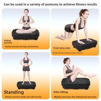Plateforme vibrante électrique RS avec musique et télécommande pour l'amincissement du corps entier et l'entraînement des abdominaux à domicile